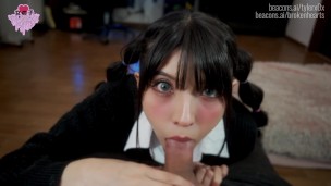 Cute Schoolgirl sex at the first date!